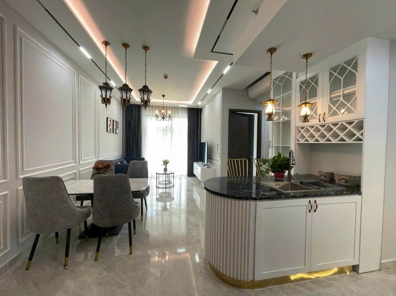 Cho thuê căn hộ 80m² – 2PN, Nhà Đẹp, Full Nội Thất, Vị Trí Đẹp